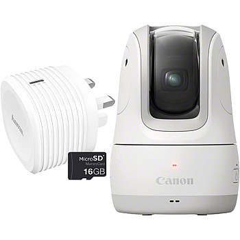Canon PowerShot PX Essential Kit (White) - This smart compact camera with facial recognition, compos, 2 Years Official Warranty