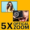 كاميرا ديجيتال بيكسبرو فريندلي زووم FZ55-RD بدقة 16MP مع تقريب بصري 5X وزاوية عريضة 2.8 سم وشاشة ال سي دي 2.7 بوصة من كوداك (لون أحمر)