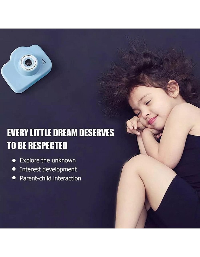 REWOP Upgrade Kids Selfie Camera, Christmas Birthday Gifts for Boys Age 3-9, HD Digital Video Cameras for Toddler, Portable Toy for 3, 4, 5, 6, 7, 8 Year Old Boy (Blue)