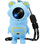 GQ Silicone Case for Insta360 GO 3S, Cartoon Shockproof Protective Cover for Insta 360 GO 3S/3 Accessories with Anti-Loss Hand Strap, Precise Cutouts Holes, Soft Anti-Scratch Surface (Blue)