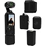 fashion mania Silicone Protective Case Cover for DJI Osmo Pocket 3, All-Round Protection DJI OSMO Pocket 3 Creator Combo Accessories (Black)