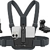 Mobile Phone Chest Mount Chest Strap Mobile Phone Holder Body Holder Chest Mount Accessories Compatible with iPhone Samsung GoPro DJI Osmo and Most Mobile Phones Action Cameras POV/VLOG