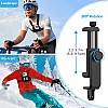 Mobile Phone Chest Mount Chest Strap Mobile Phone Holder Body Holder Chest Mount Accessories Compatible with iPhone Samsung GoPro DJI Osmo and Most Mobile Phones Action Cameras POV/VLOG
