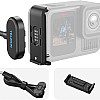 TELESIN Magnetic Door and Power Cable Kit for GoPro HERO13 / 12/11 / 10/9 | Weather-proof Contacto Magnetic Battery Side Cover and Charging Cable