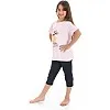 CAESAR Girls girls printed cotton T-Shirt With Short Set girls printed cotton T-Shirt With Short Set