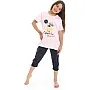 CAESAR Girls girls printed cotton T-Shirt With Short Set girls printed cotton T-Shirt With Short Set