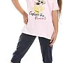 CAESAR Girls girls printed cotton T-Shirt With Short Set girls printed cotton T-Shirt With Short Set