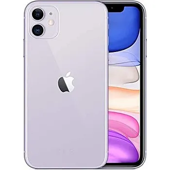 Apple iPhone 11 with FaceTime - 128GB, 4GB RAM, 4G LTE, Purple, Single SIM & E-SIM - MWM52AA/A