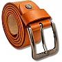 AYSLE 1646 Men’s Genuine Leather Casual Belt | Heavy-Duty Scratch-Resistant Metal Buckle | 5 cm Width | Double Loop Design | 3 Colors | 10 Sizes