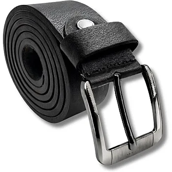 AYSLE 1646 Men’s Genuine Leather Casual Belt | Heavy-Duty Scratch-Resistant Metal Buckle | 5 cm Width | Double Loop Design | 3 Colors | 10 Sizes
