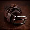 AYSLE 1646 Men’s Genuine Leather Casual Belt | Heavy-Duty Scratch-Resistant Metal Buckle | 5 cm Width | Double Loop Design | 3 Colors | 10 Sizes