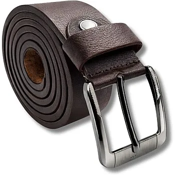 AYSLE 1646 Men’s Genuine Leather Casual Belt | Heavy-Duty Scratch-Resistant Metal Buckle | 5 cm Width | Double Loop Design | 3 Colors | 10 Sizes