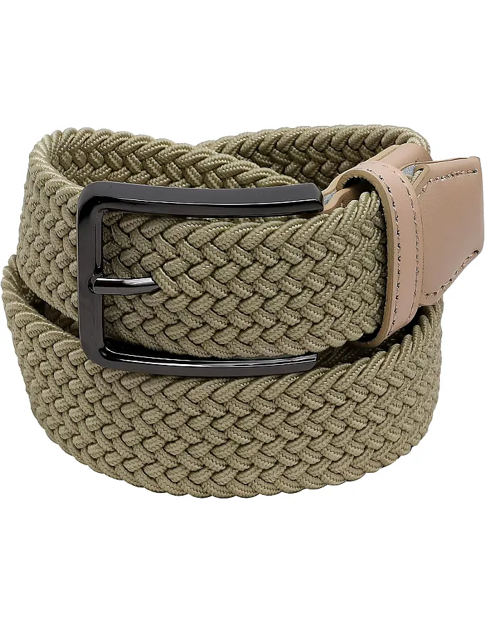 Flexible belt-elegant belt of rubber fabric for men and women, ideal for casual and official clothes