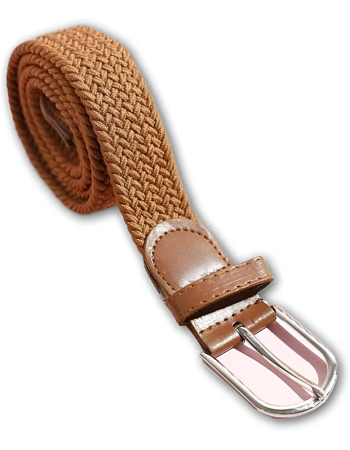 Flexible belt-elegant belt of rubber fabric for men and women, ideal for casual and official clothes
