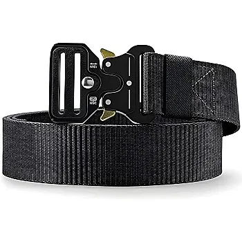 Gayish Marines Men's Nylon Belt with Strong Metal Buckle – Comfortable and Adjustable