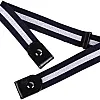 Happy Home Buckle Free Elastic Belt for Jeans and Dresses, Adjustable Waist Belt for Men and Women (No Buckle) One Piece Color and Shape Change