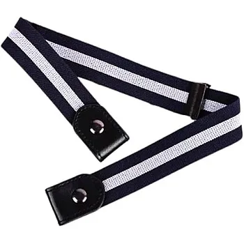Happy Home Buckle Free Elastic Belt for Jeans and Dresses, Adjustable Waist Belt for Men and Women (No Buckle) One Piece Color and Shape Change