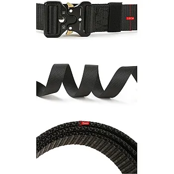 Marines Oil Belt for Men Nylon - Superior Durability, Adjustable Fashion Design, Perfect for Outdoor Activities and Daily Use