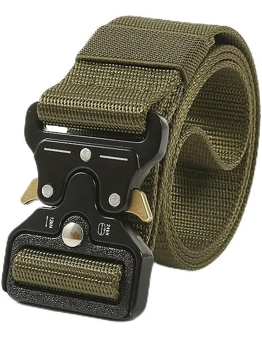 Marines Oil Belt for Men Nylon - Superior Durability, Adjustable Fashion Design, Perfect for Outdoor Activities and Daily Use