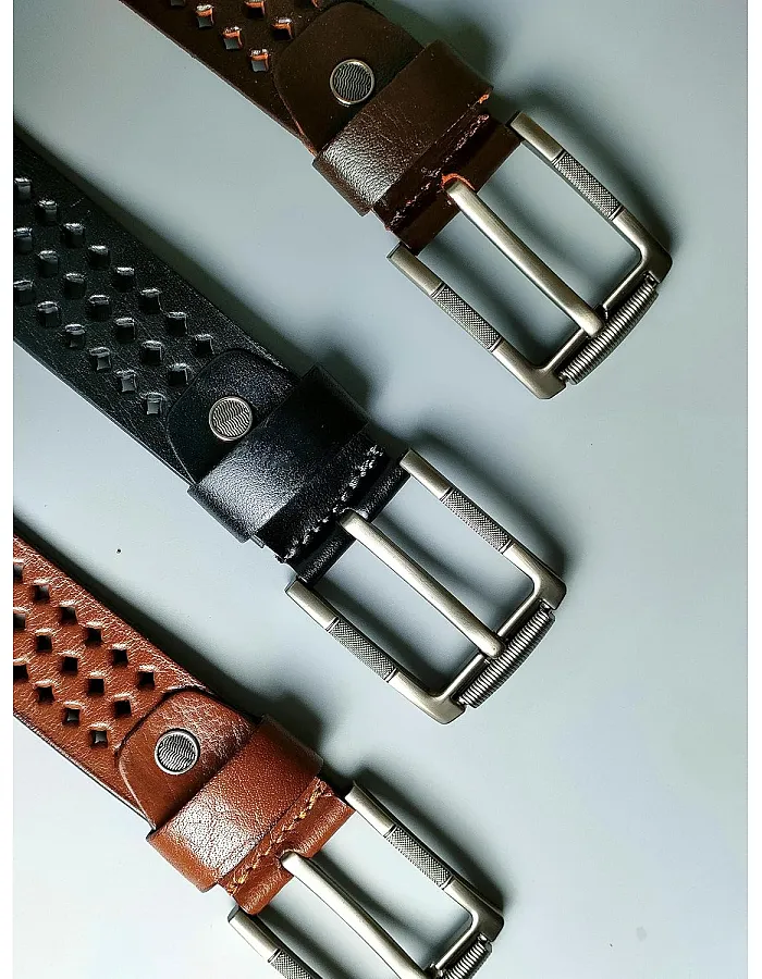 Motevia Men's Belt 100% Genuine Leather Belt