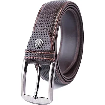 Motevia Men's Belt 100% Genuine Leather Classic Dotted Men's Belt