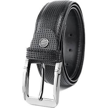 Motevia Men's Belt 100% Genuine Leather Classic Dotted Men's Belt