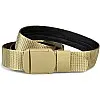 Qaish Men's Belt - Smart Hidden Zipper Secret Pocket - Adjustable Non-Metal Money Holder Belt - Perfect for Travel, Work, Daily Life and Trips