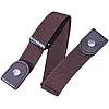 Buckle Free Elastic Belt for Jeans and Dresses, Adjustable Waist Belt for Men and Women (No Buckle) One Piece Color and Shape Change
