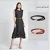 Cute Belt - Delicate thin PU leather belt with a simple, charming design, soft to touch and durable for everyday use, ideal for pairing with skirts or dresses.