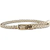 Cute Belt - Delicate thin PU leather belt with a simple, charming design, soft to touch and durable for everyday use, ideal for pairing with skirts or dresses.