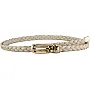 Cute Belt - Delicate thin PU leather belt with a simple, charming design, soft to touch and durable for everyday use, ideal for pairing with skirts or dresses.