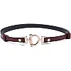 Emeli Egypt Elegant Adjustable Women's Belt High Quality Genuine leather Durable Nickel-Free Buckle, Lightweight Comfort, Classic Fashion Accessory & Gift