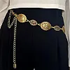 Fashionable Chain Belt - Unique Western Metal Design for Women, Ideal for Dress Enhancements, Perfect for Adding Flair to Your Everyday Wardrobe