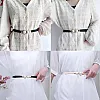Flexible Dress Belt - Women’s Elastic Waistband with Metal Hook Buckle for Effortless Style and All-Day Comfort