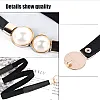 Flexible Dress Belt - Women’s Elastic Waistband with Metal Hook Buckle for Effortless Style and All-Day Comfort