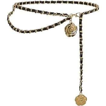 Women Belt Metal Chain 1 Piece Metal Belt for Women with Alloy Trim, Dress Accessory Adjustable Waist Belt