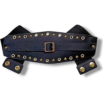 Women Wide Belt - 1 Oval Buckle Buckle - Imported Elastic Elastic - Belt for Dress and Casual - Fashion 2025