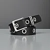 Zone Shop Genuine Leather Belt for Women - Elegant Round Design - Combining Durability and Luxury - Provides a High-End Fashion Look - Suitable for Daily Use and Various Occasions.