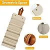 Pouch - Versatile Leather Sunglasses Storage Solution with Six Compartments for Hassle-Free Travel