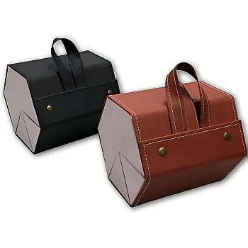 Storage Bag - Stylish sunglasses organizer with roll and hang options. Ideal for bedrooms, living areas and retail spaces in the right sizes and colors (2pcs Brown,Black)