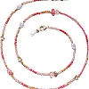 Glasses Chain for Women Eye Glasses Holders Around Neck Crystal Beaded Eyeglasses Strap Eyeglass Chain for Women