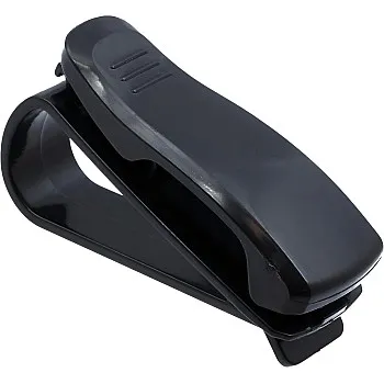 SUNGLASSES HOLDER - Unique Sunglasses Holder for Car Visor, Provides Adjustable Compatibility for All Kinds of Eyeglasses and Sunglasses, Easy to Install Design to Fit Your Needs.