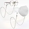 Vin beauty Glasses Chain, Pearl Eyeglass Chain, Beaded Eyeglass Chain Sunglasses Holder Strap, Eye Glass Holders Necklaces, Pearl Masks Chian for Women, White, One size
