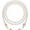 Vin beauty Glasses Chain, Pearl Eyeglass Chain, Beaded Eyeglass Chain Sunglasses Holder Strap, Eye Glass Holders Necklaces, Pearl Masks Chian for Women, White, One size