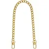 fashion mania Purse Chain Straps, Handbags Replacement Chain Strap with Buckles, Metal Strap for Women Purse Shoulder Crossbody Handbags Replacement, Decoration & DIY (Light Gold 15.75 Inch)
