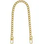 fashion mania Purse Chain Straps, Handbags Replacement Chain Strap with Buckles, Metal Strap for Women Purse Shoulder Crossbody Handbags Replacement, Decoration & DIY (Light Gold 15.75 Inch)