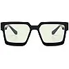 2020 Square Sunglasses Women Men Fashion Luxury Brand Sunglass Female UV400 Vintage Oversize Sun Glasses Women Sunglasses,black clear