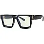 2020 Square Sunglasses Women Men Fashion Luxury Brand Sunglass Female UV400 Vintage Oversize Sun Glasses Women Sunglasses,black clear