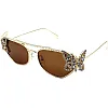 Alastras Women's Queen Butterfly Sunglasses