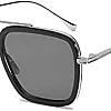 Retro Aviator Sunglasses for Men Women Sunglasses Classic Downey Iron Man Tony Stark - Lenses